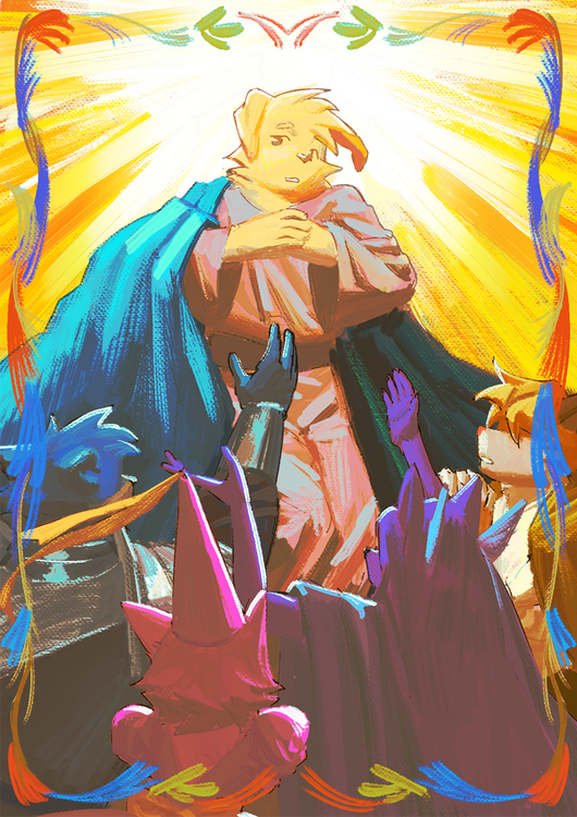 the sky's gift - oc illustration